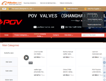 Tablet Screenshot of povalve.com